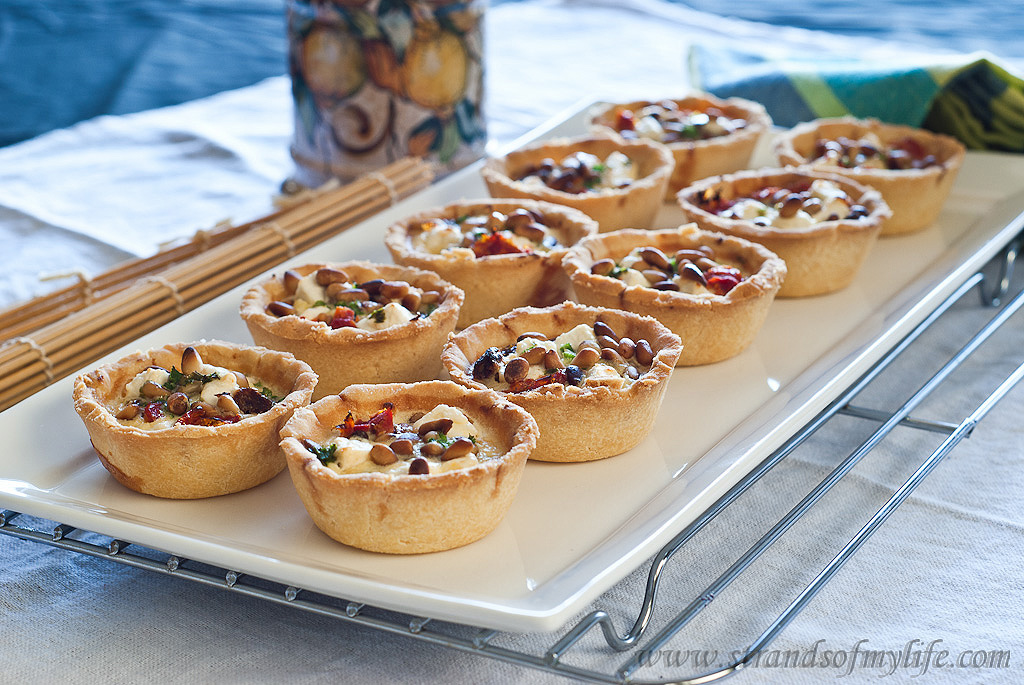 Feta & Sundried Tomato Tarts - gluten-free and low FODMAP