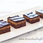 Chocolate Caramel Bar -gluten-free recipe and low FODMAP