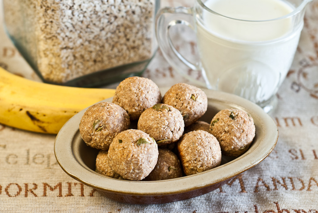 Banana Oat Truffles - low Fodmap and gluten-free