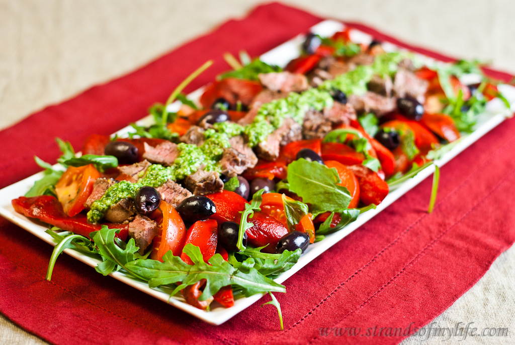 Greek Lamb Salad - low Fodmap