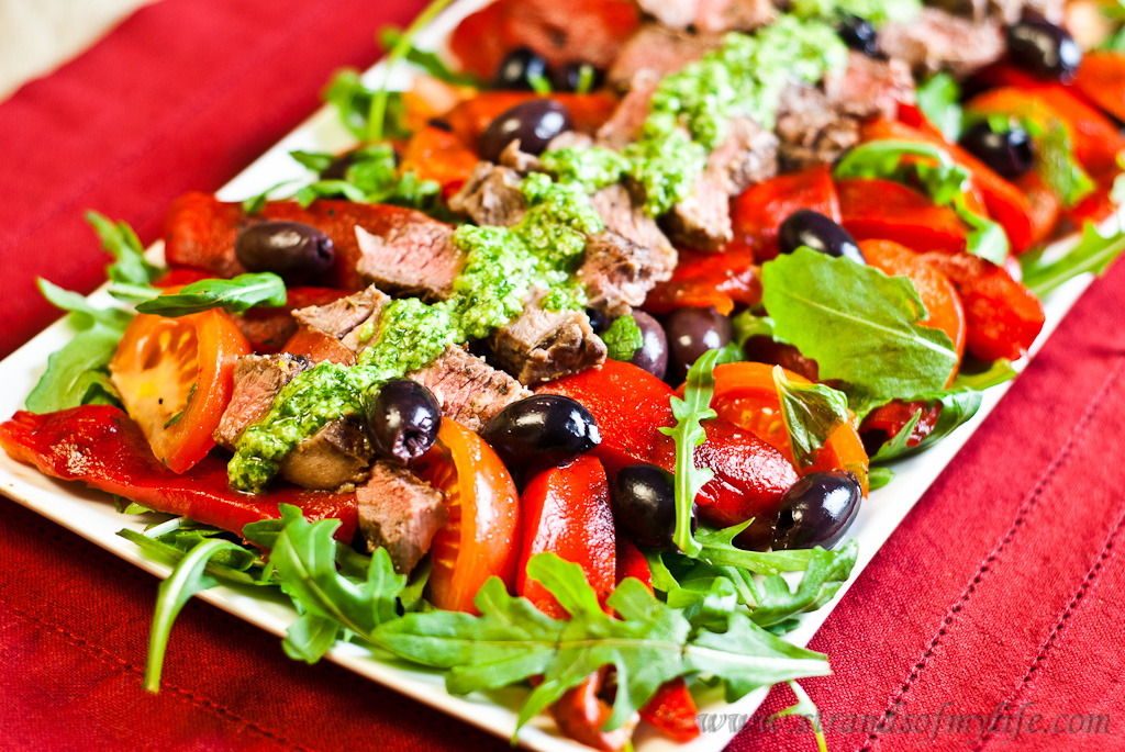 Greek Lamb Salad - low Fodmap