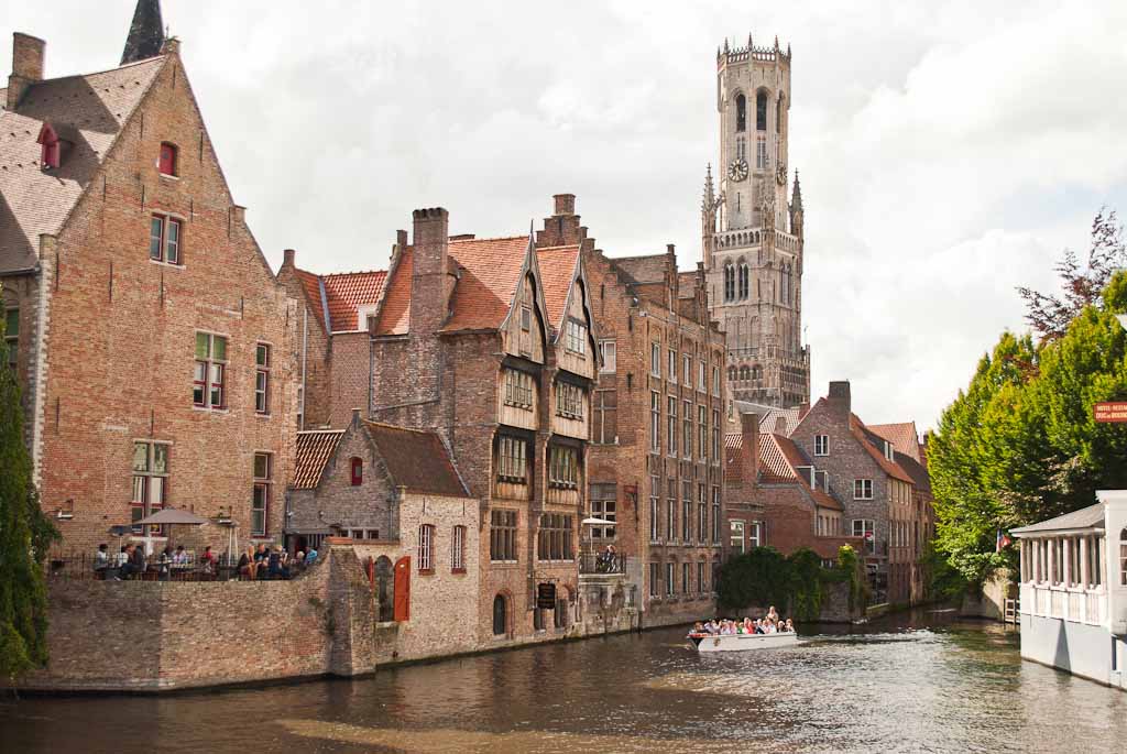 On the canal in Bruges 