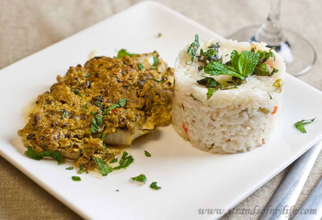 Fish in spicy yoghurt sauce – low Fodmap and gluten-free