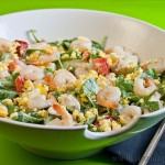 Chicken prawn salad – low Fodmap and gluten-free