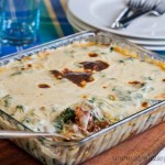 Spinach & Mince pasticcio - low Fodmap and gluten-free