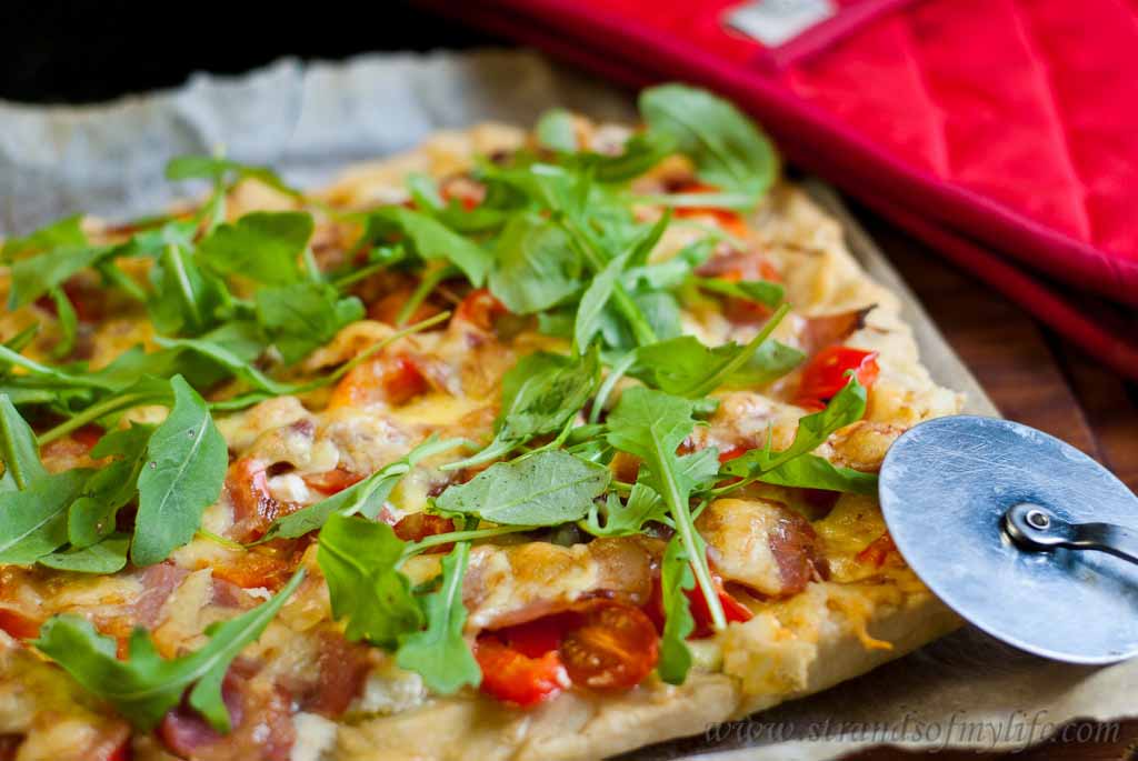 Bacon & Feta Pizza - low Fodmap