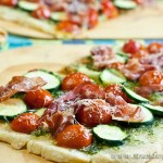 Pesto and Proscuitto Pizza - Low Fodmap and Gluten-Free