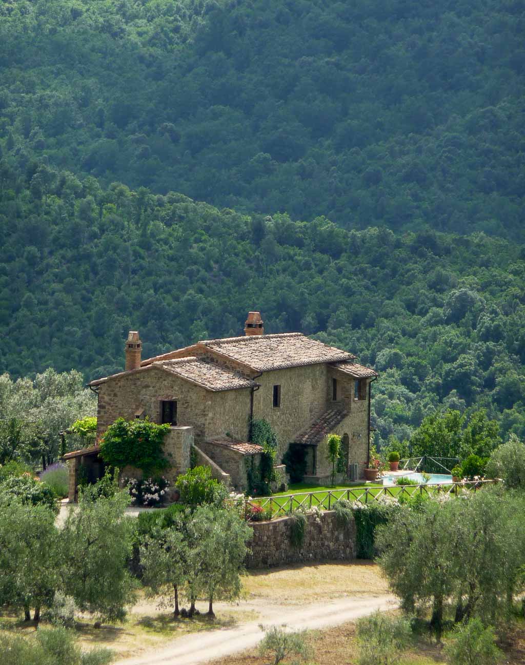 Casa Raia from a distance