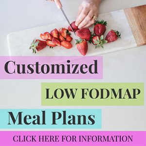 Low Fodmap Meal Plans
