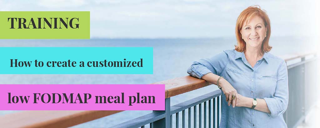 How to create a customized low FODMAP meal plan