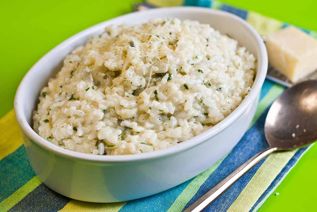 Basil and Cheese Risotto