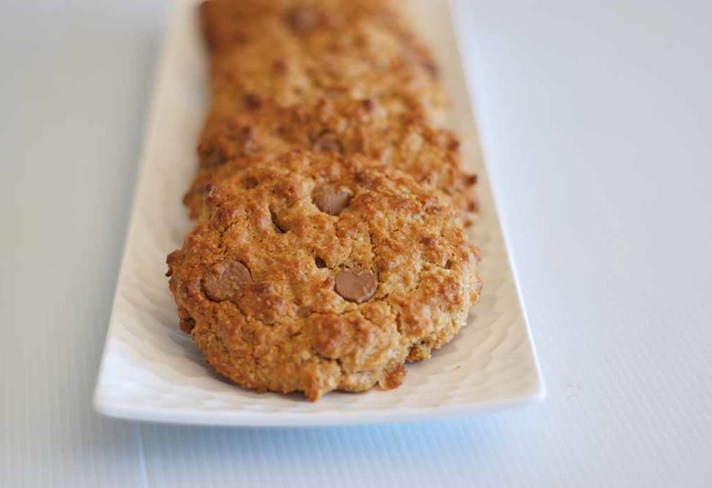 Low Fodmap Chocolate Chip and Peanut Butter Cookies